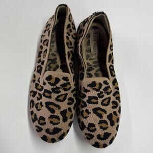 Steve Madden Shoes Womens Size 7 Leopard Sabin Loafers Flats Slip On Animal